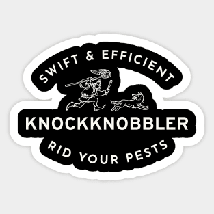 Knockknobbler Sticker